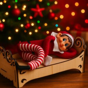 Łózko na elfa pstonika